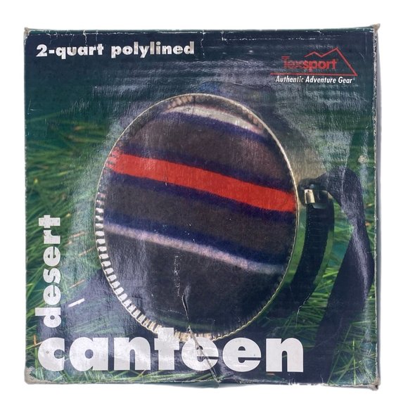 TexSport 2-Quart Polylined Blanket Covered Desert Canteen - Picture 10 of 16